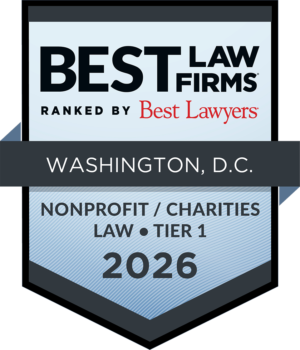 Best Law Firms 2026 Non-Profit Charities Law Tier 1 Badge